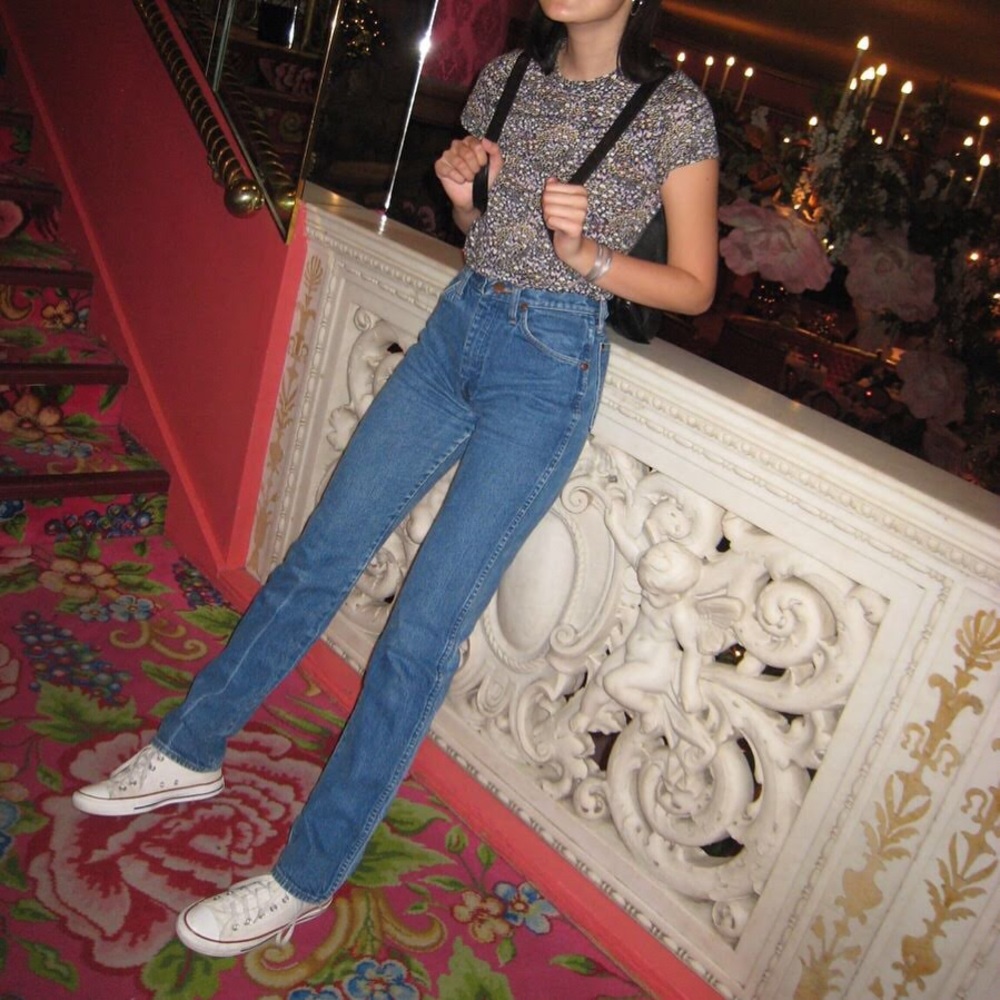 vintage high waisted wrangler jeans !!